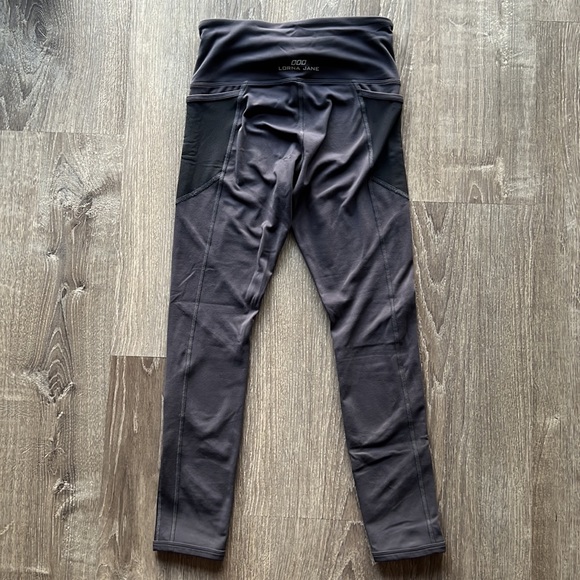 Uniquely Lorna Jane Size Small Grey Mesh Leggings - Picture 5 of 6